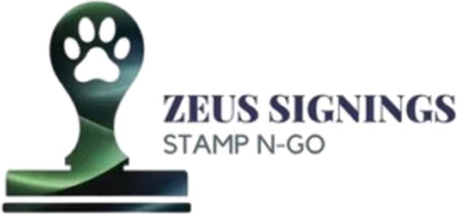 Zeus Signings — Stamp N-Go